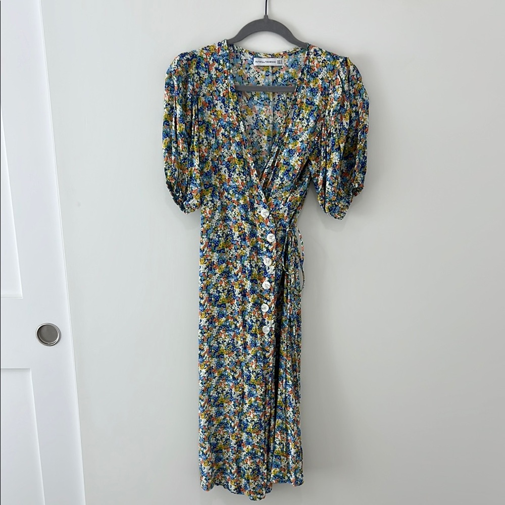 Floral Wrap Dress